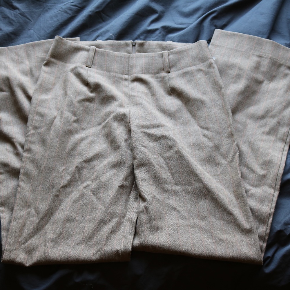 VINTAGE Pinstripe Trousers